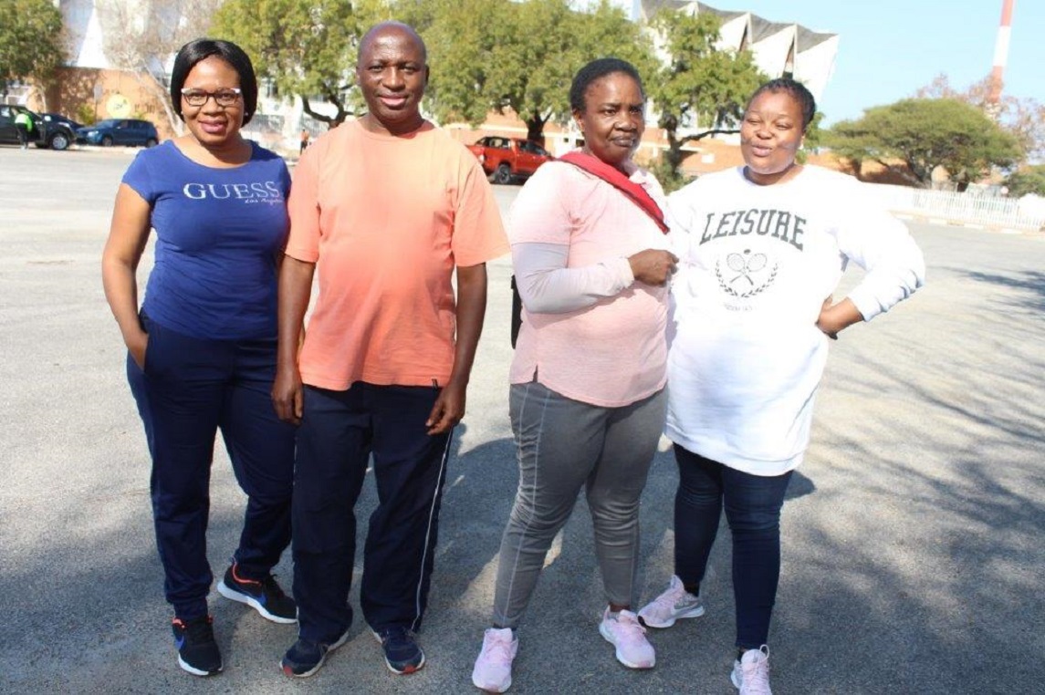 : DSAC officials take part in the Departmental Public Servants Sport Day with the aim of resuscitating it after being affected by Covid19 restrictions and regulations 